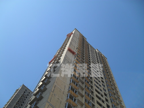 匯洋吊籃施工現(xiàn)場